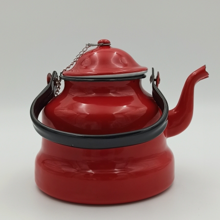 enamel coated teapot