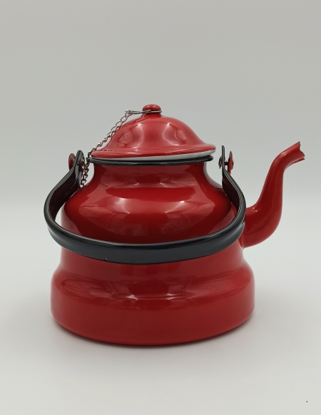 enamel coated teapot