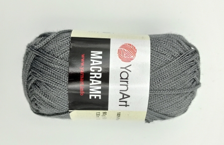 MACRAME 159 γκρι σκούρο